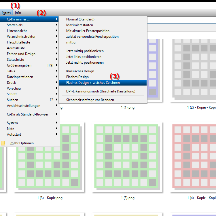 Wie kann ich ein weicheres, flaches Design in Datei Explorer aktivieren